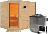 Karibu Sauna Tanami 9kWBioofen Steuerger&auml;t Ohne Dachkranz
