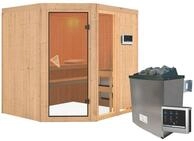 Karibu Sauna Fiona 2-9 kW Ofen-Steuerger&auml;t-Ohne Dachkranz