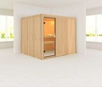 Karibu Sauna Gobin-ohne Ofen-Ohne Dachkranz