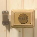 Weka Saunat&uuml;rgriff-Set f&uuml;r Massivholzt&uuml;r