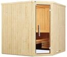 Weka Sauna Varberg 3 / Ohne Ofen - Ganzglast&uuml;r