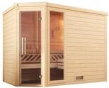 Weka Premium Massivholzsauna Turku 3 - 7,5 kW Bio-Kombiofen BioS inkl....
