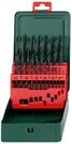 Metabo HSS-R-Bohrerkassette"SP"19-teilig