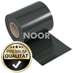 Noor Zaunblende PVC blickdicht 35 Meter inkl. 25 Klemmschienen-anthrazitgrau