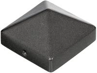 Alberts&reg; Pfostenkappe f&uuml;r Holzpfosten hoch Aluguss anthr. kstbe. LxB 70x70 mm 