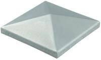 Alberts&reg; Pfostenkappe,f&uuml;r Metallpfosten,Stahl roh,zum Anschwei&szlig;en,LxB 150x150 mm