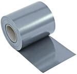 Noor Zaunblende PVC blickdicht 35 Meter inkl. 25 Klemmschienen-hellgrau (RAL...
