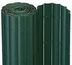 Noor PVC Sichtschutzmatte in verschiedenen Farben und Gr&ouml;&szlig;en-gr&uuml;n -1,80 m-3 m