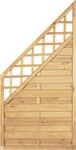 T&J Maxi Massivzaun Ranki Ecke 90 x 180/90 cm