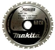 Makita S&auml;geblatt f&uuml;r Metall 150x20x32Z B-47036