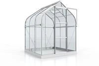 Vitavia Gew&auml;chshaus Orion 3800 inkl. 1 Dachfenster - 3,8 m&sup2;-Alu-blank eloxiert