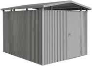 Biohort Ger&auml;tehaus Panorama mit Einzelt&uuml;r-quarzgrau-metallic-273 x 318 cm (Gr. P 5)