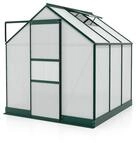 Vitavia Gew&auml;chshaus Apollo 3800 inkl. 1 Dachfenster - 3,8 m&sup2;-dunkelgr&uuml;n-4 mm