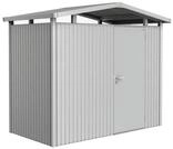 Biohort Ger&auml;tehaus Panorama mit Einzelt&uuml;r-silber-metallic-273 x 158 cm (Gr. P 1)