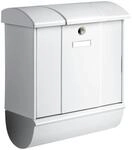 Burg W&auml;chter Briefkasten-Set Olymp weiss 91600 W