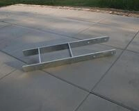 Karibu H-Pfostenanker f&uuml;r 12 x 12 cm Pfosten - 6er Set, 60 cm