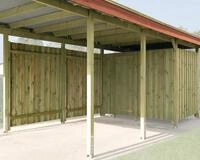 Weka Ger&auml;teraum/Fahrradgarage f&uuml;r Carports, kesseldruckimpr&auml;gniert - 20 mm