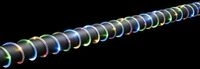 Konstsmide Weihnachtsbeleuchtung LED Mini Lichterschlauch 10m 130 bunte Dioden