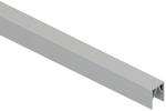 TraumGarten System Abschlussprofil oben, 174cm, silber