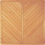 T&J CLASSICO Sichtschutzzaun Douglasie 1800 x 1800 mm