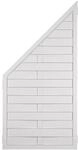 T&J LIGHTLINE Kunststoff Lamellenzaun Ecke links 90x180/90