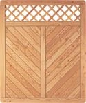 T&J SKAGEN RANK Sichtschutzzaun L&auml;rche 1500 x 1800 mm