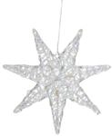 Konstsmide Weihnachtsbeleuchtung LED Acryl Stern gro&szlig; 32 warmwei&szlig;e Dioden