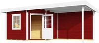 Weka Designhaus 213 B 540 x 240 cm Gr.1 schwedenrot - 50 % Rabatt auf Dacheindeckung