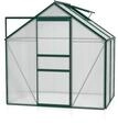 Vitavia Gew&auml;chshaus Venus 2500 inkl. 1 Dachfenster - 2,5 m&sup2; -dunkelgr&uuml;n-6 mm