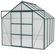 Vitavia Gew&auml;chshaus Uranus 6700 inkl. 2 Dachfenstern - 6,7 m&sup2; -4 mm