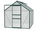 Vitavia Gew&auml;chshaus Calypso 4400 inkl. 1 Dachfenster - 4,4 m&sup2; -dunkelgr&uuml;n-4 mm