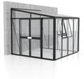 Vitavia Gew&auml;chshaus Helena 7000 inkl. 2 Seitenfenstern - 6,9 m&sup2; -schwarz