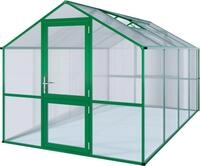 KGT Gew&auml;chshaus Rose Typ IV-moosgr&uuml;n-2,33 x 4,29 m