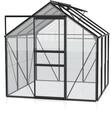 Vitavia Gew&auml;chshaus Venus 3800 inkl. 1 Dachfenster - 3,8 m&sup2;-schwarz-3 mm