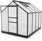 Vitavia Gew&auml;chshaus Venus 5000 inkl. 1 Dachfenster - 5,0 m&sup2;-schwarz-6 mm