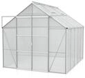 Vitavia Gew&auml;chshaus Uranus 8300 inkl. 4 Dachfenstern - 8,3 m&sup2; -Alu-blank eloxiert-4