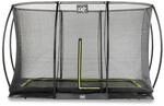 Exit Silhouette Bodentrampolin mit Sicherheitsnetz-244 x 366 cm-schwarz