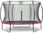 EXIT Silhouette Trampolin mit Sicherheitsnetz-&Oslash; 305 cm-rosa
