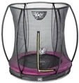 Exit Silhouette Bodentrampolin mit Sicherheitsnetz-&Oslash; 183 cm-rosa