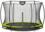 Exit Silhouette Bodentrampolin mit Sicherheitsnetz-&Oslash; 305 cm-gr&uuml;n