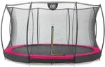 Exit Silhouette Bodentrampolin mit Sicherheitsnetz-&Oslash; 427 cm-rosa