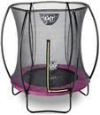 EXIT Silhouette Trampolin mit Sicherheitsnetz-&Oslash; 183 cm-rosa