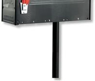 Burg W&auml;chter St&uuml;tzpfosten f&uuml;r Mailbox schwarz 893 S