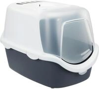 TRIXIE Vico OpenTop Katzentoilette blaugrau/wei&szlig;