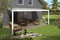 Skan Holz Aluminium Terrassen&uuml;berdachung Genua Breite 541 cm-541 x 307 cm (Gr.