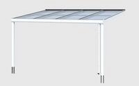 Skan Holz Aluminium Terrassen&uuml;berdachung Modena Breite 434 cm-434 x 307 cm (Gr.
