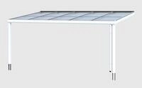 Skan Holz Aluminium Terrassen&uuml;berdachung Modena Breite 541 cm-541 x 307 cm (Gr.