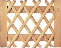 T&J J&auml;gerzaun braun Tor 100 x 80 cm Latten 55 mm