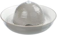 TRIXIE Vital Flow Trinkbrunnen 1,5 Liter grau/wei&szlig;