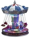 Konstsmide Weihnachtsbeleuchtung LED Szenerie Karussell 21x26,5x21cm